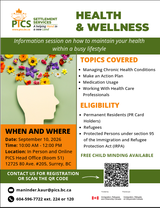 Health & Wellness poster